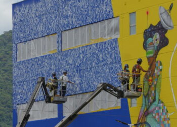 Parque da Inovação ganha grafite gigante e novas esculturas