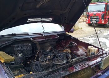 Incêndio em veículo mobiliza bombeiros em Schroeder