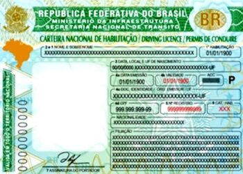 Novo modelo de carteira de motorista será aplicado em 2022