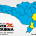 Matriz de Risco aponta duas regiões no nível alto para Covid-19 em Santa Catarina