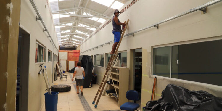 Escola Ribeirão Cavalo, em Jaraguá do Sul, passa por ampla reforma