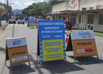 Samae inicia obras da rede coletora de esgoto no Centro de Jaraguá do Sul