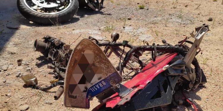 Motociclista morre em acidente na SC-108, em Massaranduba