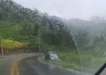 Duas pessoas ficam feridas após acidente em Corupá