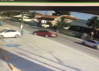 [Vídeo] Motociclista fica ferido após acidente em Balneário Barra do Sul