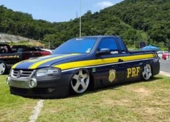‘Saveiro da PRF’ é apreendida em SC e dono faz rifa para recuperar o veículo