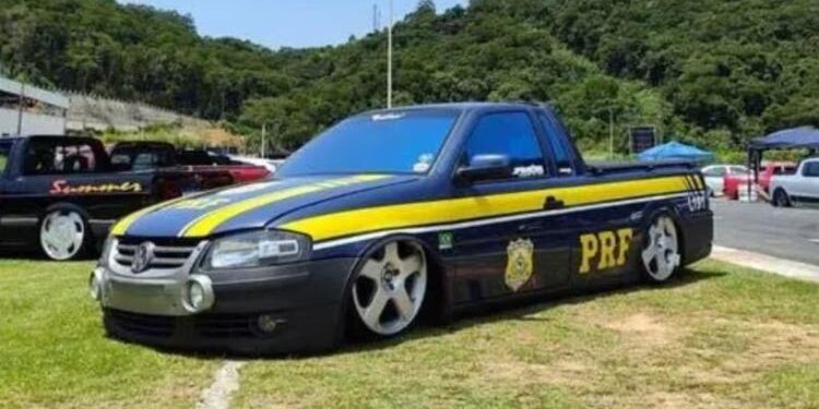 ‘Saveiro da PRF’ é apreendida em SC e dono faz rifa para recuperar o veículo