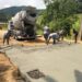 Duas ruas recebem pavimentação em concreto em Jaraguá do Sul
