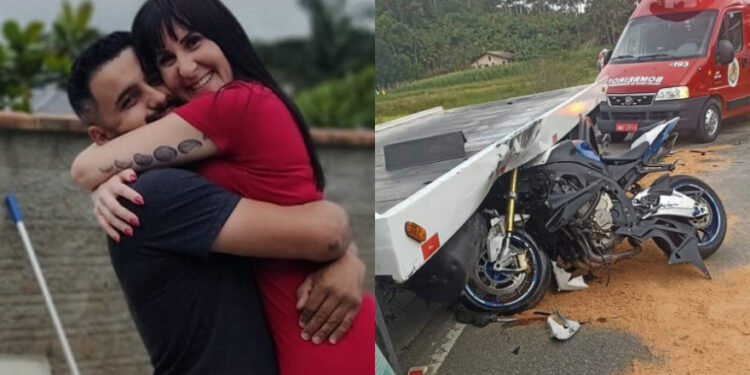 Mesmo ferida, mulher que sofreu acidente de moto em Massaranduba está consciente