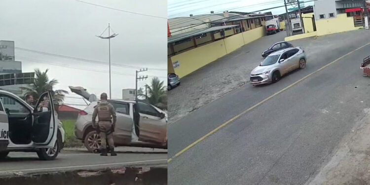 [Vídeos] Trio de assaltantes é preso em Barra Velha após perseguição