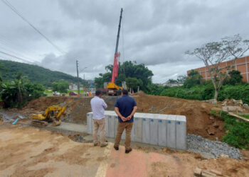 Jaraguá do Sul recebe mais 14 galerias para obra na Rinaldo Bogo