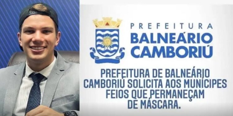 Vereador de SC sugere que pessoas ‘feias’ continuem usando máscaras