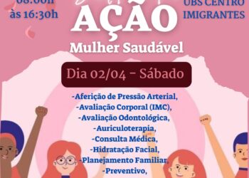 Super Ação Mulher Saudável será neste sábado (02) em Guaramirim
