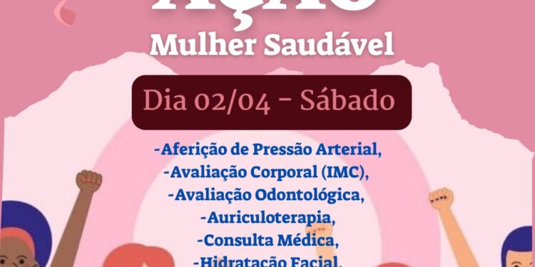 Super Ação Mulher Saudável será neste sábado (02) em Guaramirim