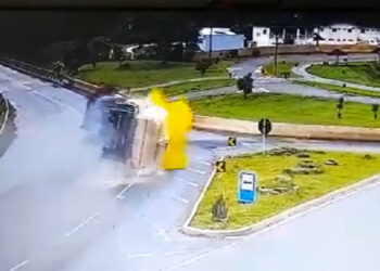 [Vídeo] Motorista morre após grave acidente em SC