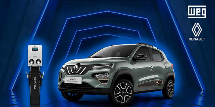 WEG e marca do Renault Group firmam parceria no lançamento do Kwid E-TECH