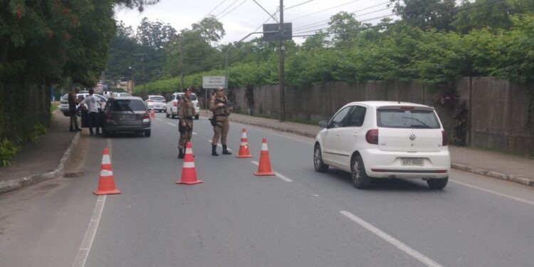 Polícia Militar intensifica barreiras em Jaraguá do Sul