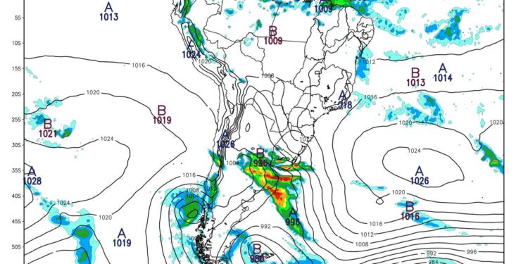 Ciclone bomba vai se formar na Argentina nesta semana