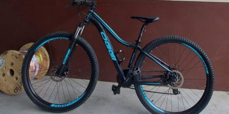 Bicicleta abandonada é encontrada pela PM em Guaramirim