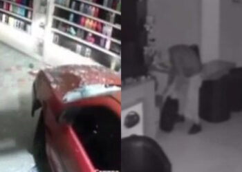 Vídeo mostra ação de criminosos que furtaram loja especializada Apple em Jaraguá