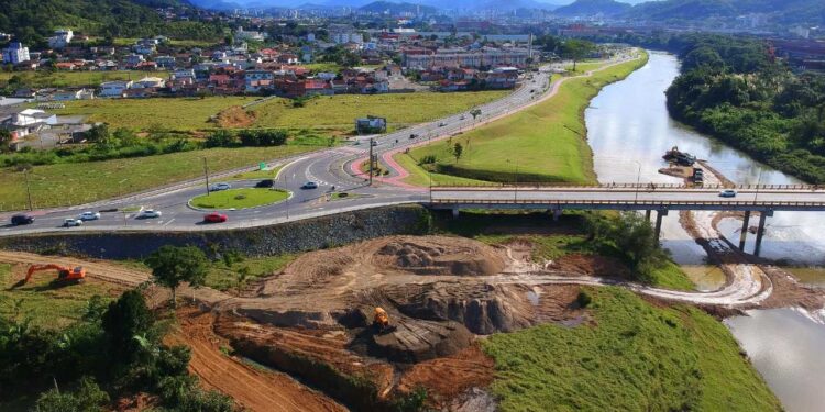 Começa a construção do terceiro trecho da Via Verde, em Jaraguá do Sul