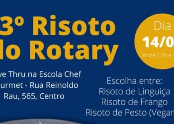 Risoto do Rotary vai acontecer no próximo fim de semana