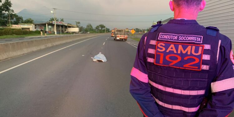 [Vídeo] Homem morre após ser atropelado na BR-280 em Guaramirim