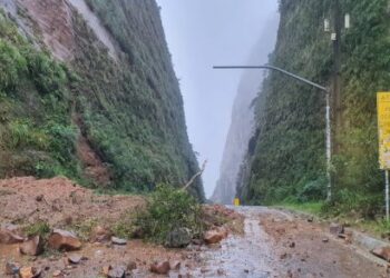 Rodovias estaduais de Santa Catarina têm bloqueios em função da chuva