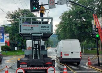 Semáforos inteligentes entram em operação em Jaraguá do Sul