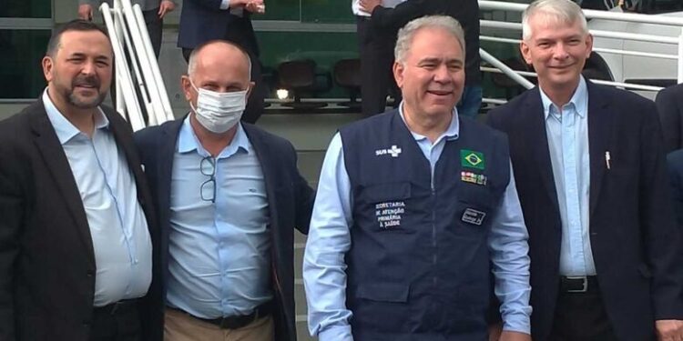 Ministro da Saúde visita os hospitais de Jaraguá do Sul