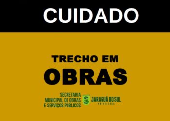 Trecho da rua Bertha Weege, em Jaraguá do Sul, terá obras no fim de semana