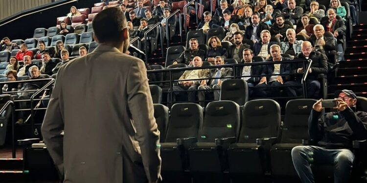 Após exibição de filme de LHS, Lunelli pede entendimento e união