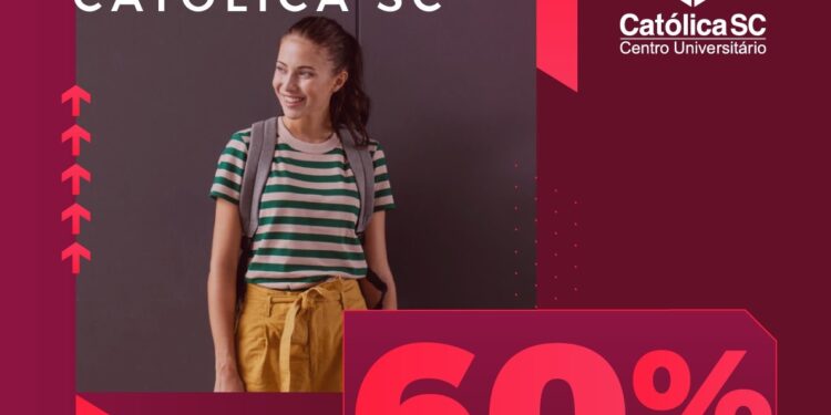 Católica SC realiza plantão com desconto de 60% na primeira mensalidade neste sábado (4)