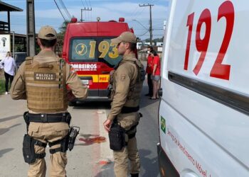 Homem fica gravemente ferido após ser atropelado em Jaraguá do Sul
