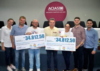 Apae de Schroeder e AMA de Jaraguá recebem recursos da 1ª Pastelada do Rancho Bom e Paulina Salgados