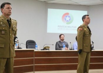 Troca de comando da 2ª Companhia da Polícia Militar de Guaramirim é oficializada