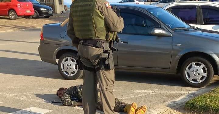 Homem é preso após quase provocar tragédia com helicóptero da PM em Barra Velha