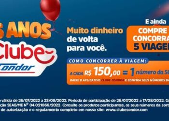 Clube Condor comemora cinco anos com sorteio de viagens