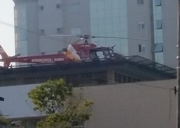 Helicóptero Arcanjo é acionado após jovem ficar gravemente ferido em São João do Itaperiú