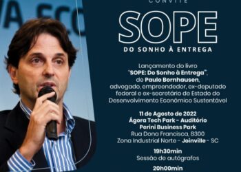Ex-deputado federal Paulo Bornhausen lança livro sobre modelo de trabalho de 30 anos de vida pública