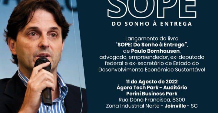 Ex-deputado federal Paulo Bornhausen lança livro sobre modelo de trabalho de 30 anos de vida pública