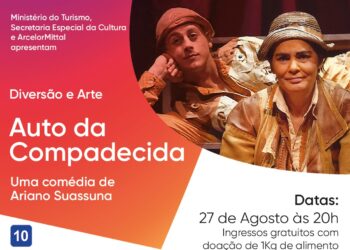 Montagem nacional de “Auto da Compadecida” comemora dez anos em cartaz e terá apresentações em Jaraguá do Sul