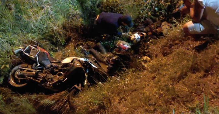 Casal fica gravemente ferido após acidente na BR-280, em Jaraguá do Sul