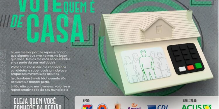 Campanha de incentivo ao voto regional mobiliza entidades empresariais de Jaraguá do Sul