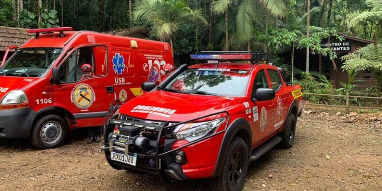 Encontrado corpo de mulher que caiu de cachoeira em Corupá 
