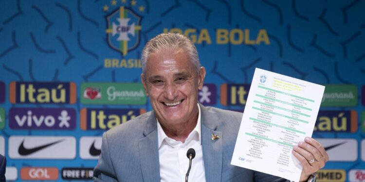 Com 16 estreantes em Copas, Tite convoca Brasil para o Mundial
