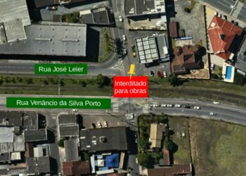 Trecho da rua Cel. Bernardo Grubba será interditado nos próximos dias em Jaraguá