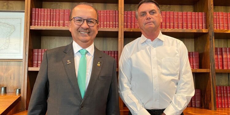 Jorginho Mello se encontra com Bolsonaro em Brasília nesta quinta-feira