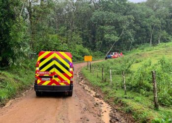 Homem fica ilhado em Rio do Júlio, Schroeder, após acampamento