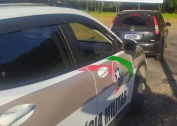 PM recupera veículo furtado em Jaraguá do Sul